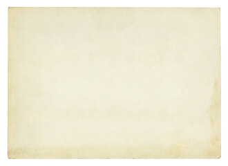 Vintage paper background isolated - (clipping path included)	