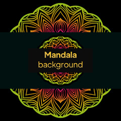 Luxury Mandala Islamic Background with Golden Arabesque Pattern. Vector illustration