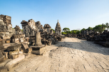 Prambanan or Rara Jonggrang is a 9th-century Hindu temple compound in Yogyakarta, Indonesia