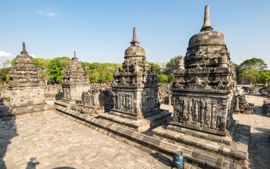 Prambanan or Rara Jonggrang is a 9th-century Hindu temple compound in Yogyakarta, Indonesia