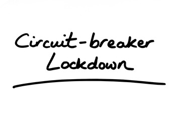 Fototapeta premium Circuit-breaker Lockdown
