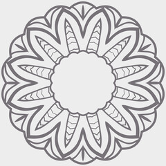 ornamental floral rosette - mandala backround. Vector illustration