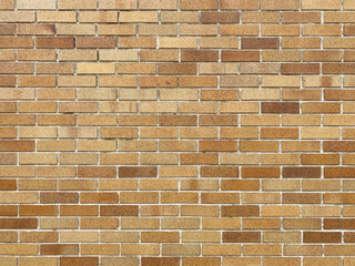 brown tan modern style brick wall wide view with deep shadows and details as backdrop background for website architecture presentation scenery