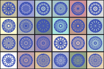 Luxury mandala background design. Vector illustration