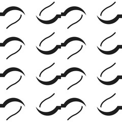 Seamless Pattern vector, geometrical texture ornament background