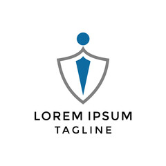 executive shield logo design template