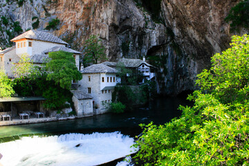 Blagaj Tekke is a lodge established in Mostar region of Bosnia and Herzegovina near the city center...