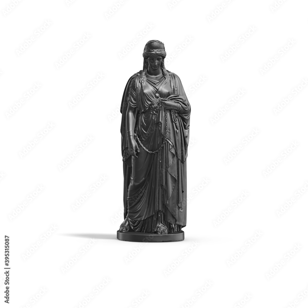 Poster a collection of sculptures made in neon style on a black background for your design ideas. 3d render
