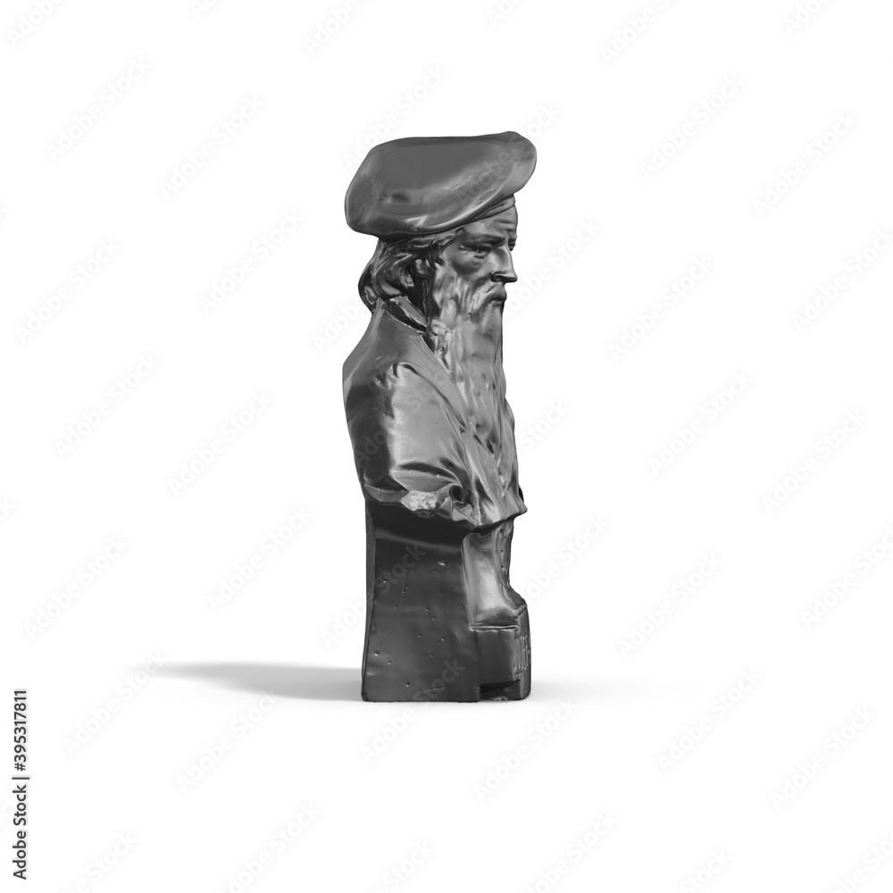 Poster a collection of sculptures made in neon style on a black background for your design ideas. 3d render