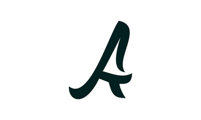 A icon letter vector