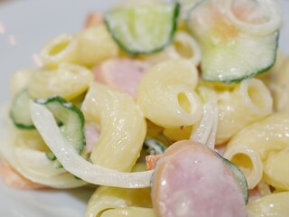 自家製のマカロニサラダ