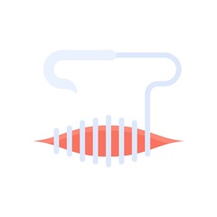 sickness and disease related medical tool vectors in flat style,