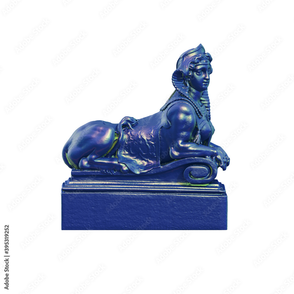 Poster a collection of sculptures made in neon style on a black background for your design ideas. 3d render