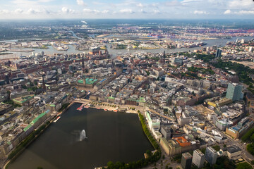 Downtown Hamburg and 