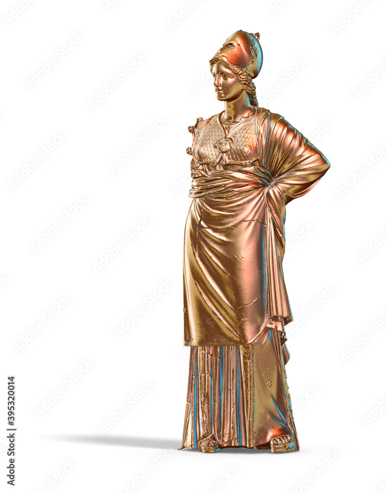 Fototapete a collection of sculptures made in neon style on a black background for your design ideas. 3d render