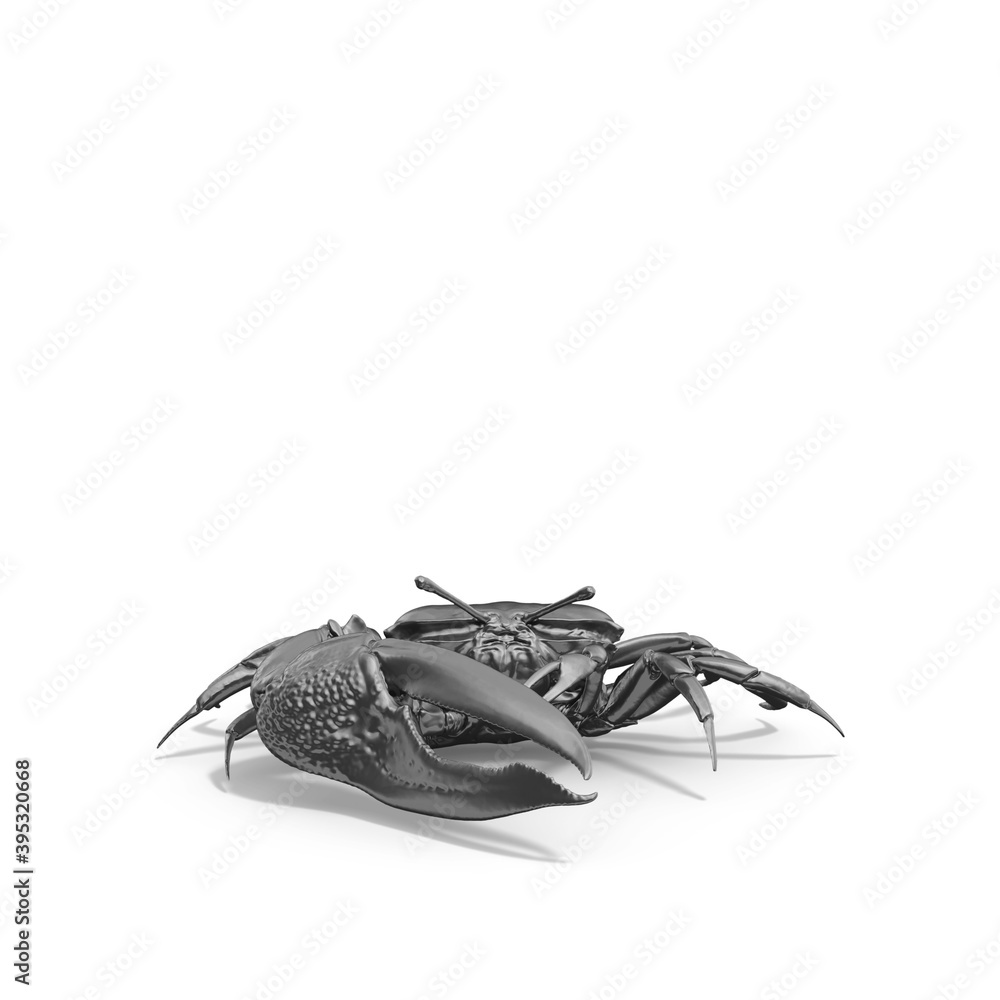 Fototapete a collection of sculptures made in neon style on a black background for your design ideas. 3d render