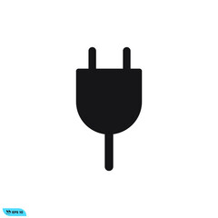 Icon vector graphic of  electric socket
