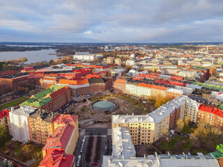 Obraz premium Panoramic view of Helsinki