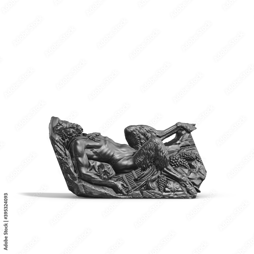 Poster a collection of sculptures made in neon style on a black background for your design ideas. 3d render