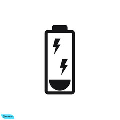 Icon vector graphic of Battery charger, good for template