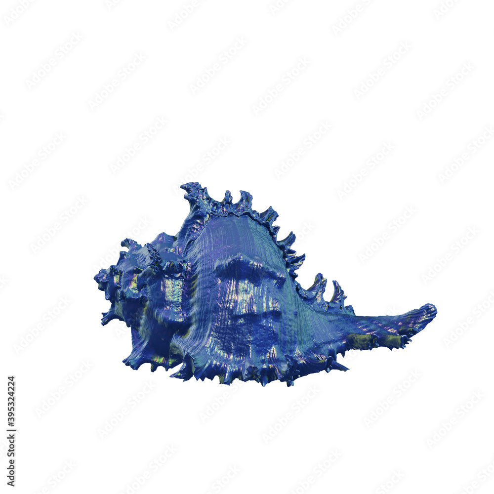 Fototapete a collection of sculptures made in neon style on a black background for your design ideas. 3d render