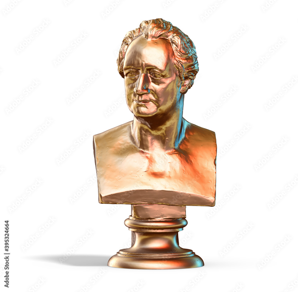 Fototapete a collection of sculptures made in neon style on a black background for your design ideas. 3d render
