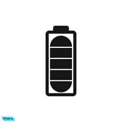 Icon vector graphic of battery, good for illustration