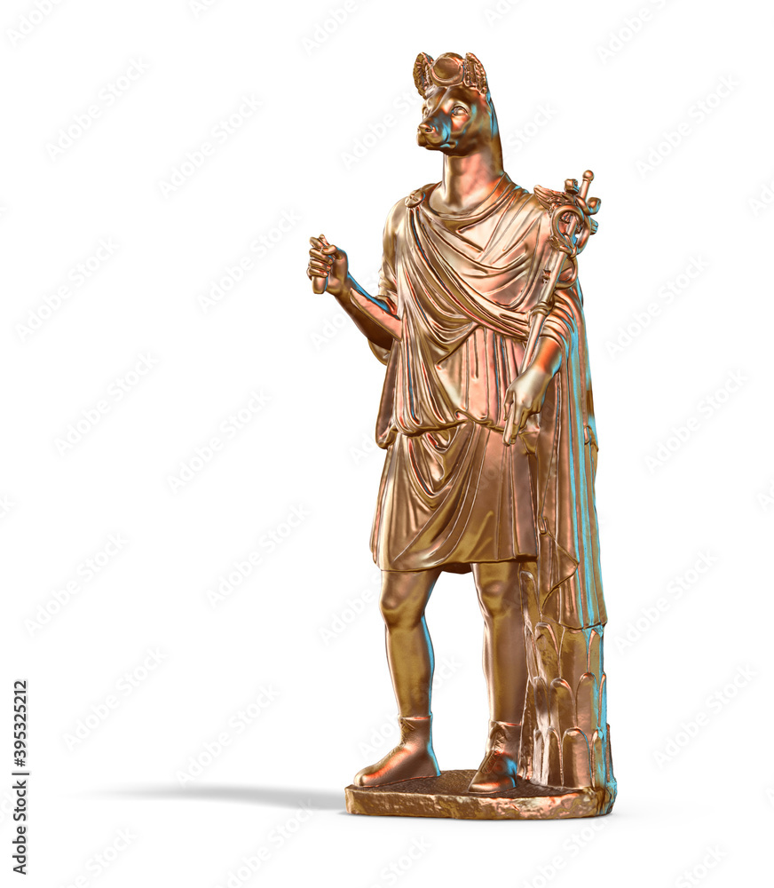 Fototapete a collection of sculptures made in neon style on a black background for your design ideas. 3d render