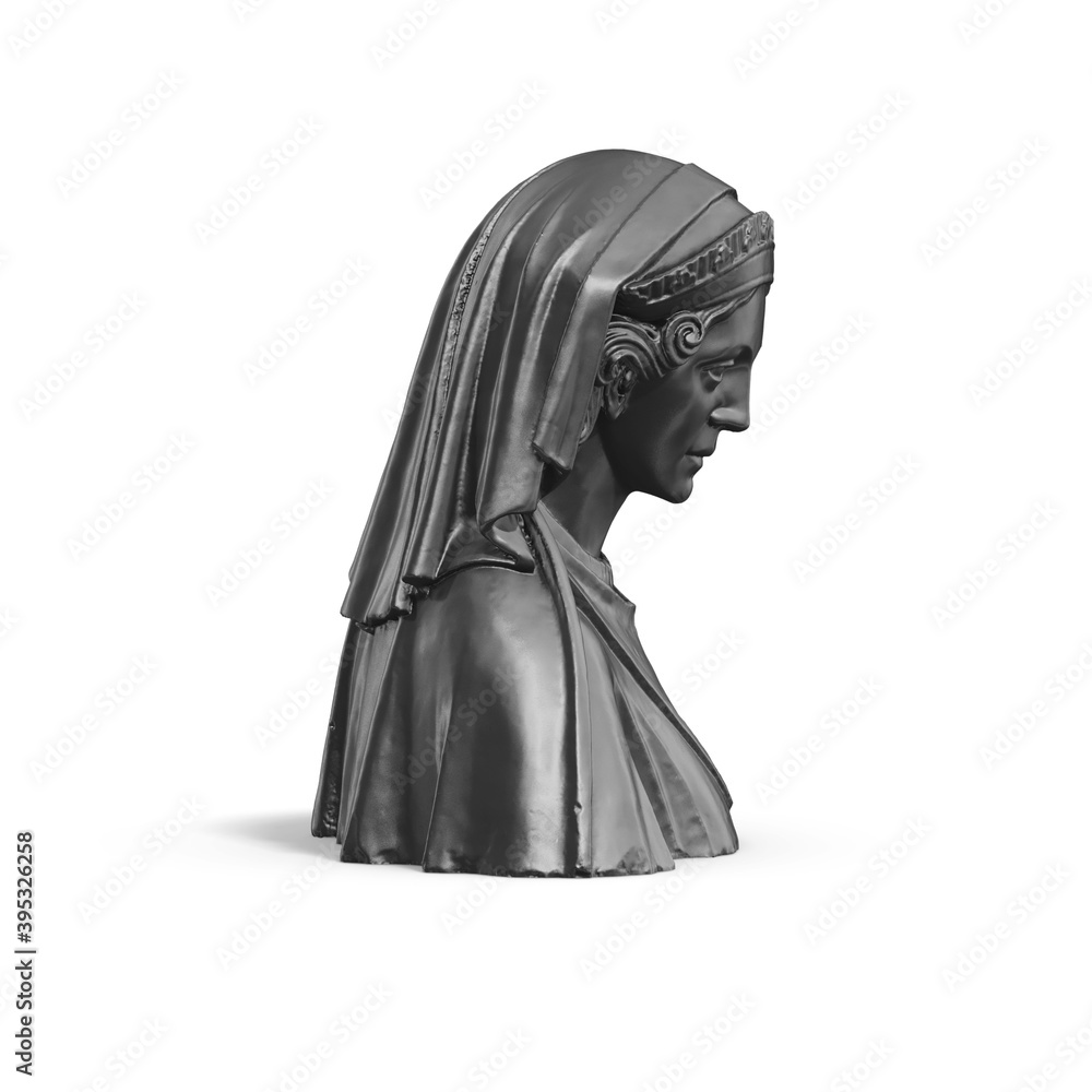 Poster a collection of sculptures made in neon style on a black background for your design ideas. 3d render