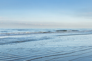 Oostduinkerke, Belgium : Sesacape with blue tones