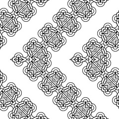Design seamless zigzag decorative pattern