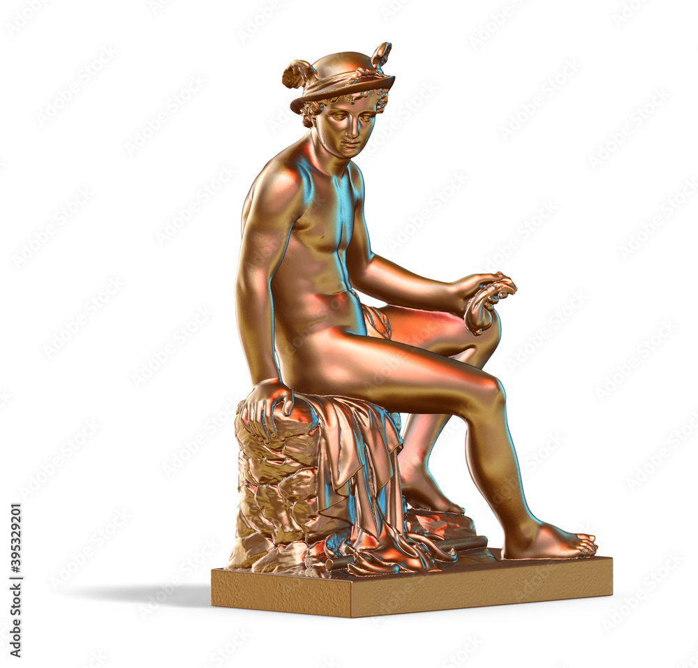 Poster a collection of sculptures made in neon style on a black background for your design ideas. 3d render