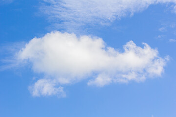 blue sky with white clouds