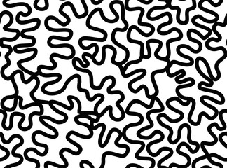 Seamless vector pattern with curves