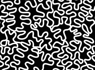 Seamless vector pattern with curves