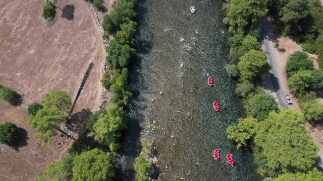 Rafting on a Beskonak,Antalya,Turkey