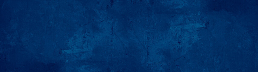 Fototapeta na wymiar Dark black phantom blue stone concrete paper texture background banner panorama