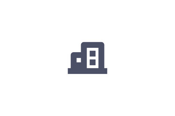 Office Building Shop Icon Illustration