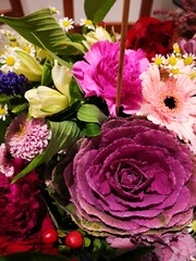 Ramo de flores hermosas.