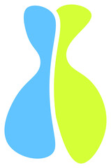 abstract logotype, seamless vector design