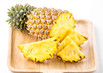 Pineapple fresh fruit isolated