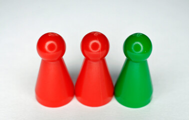 bunte spielfiguren