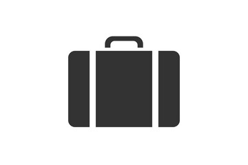 Suitcase. Simple icon. Flat style element for graphic design. Vector EPS10 illustration.