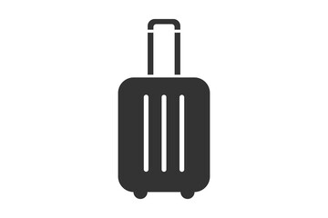 Suitcase. Simple icon. Flat style element for graphic design. Vector EPS10 illustration.
