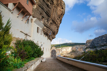 Russia. Crimea. Bakhchisarai. Holy Dormition male cave monastery