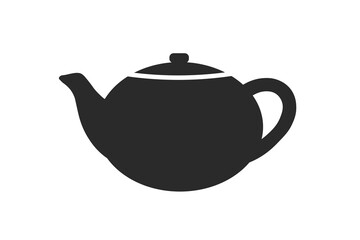 Teapot. Simple icon. Flat style element for graphic design. Vector EPS10 illustration.