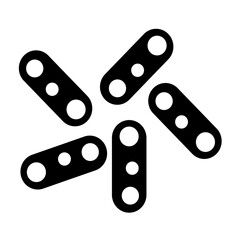 virus and bacteria icon
