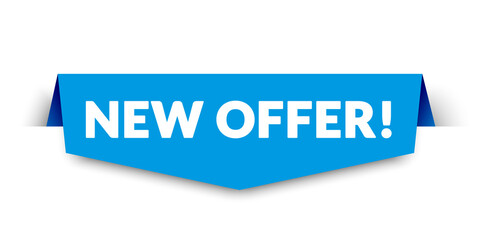 Vector Illustration New Offer Label For Web Store.