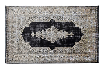 Traditional wool Turkish rug. Handmade and decorative.