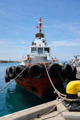fishing boat in the port